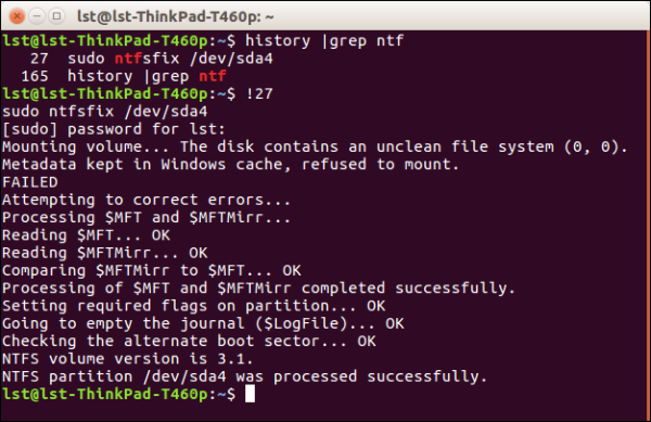 linux挂载ntfs后windows无法识别,linux不识别命令